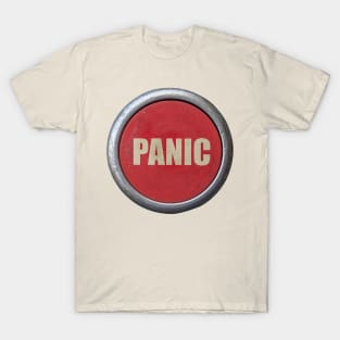 Red Industrial Panic Button T-Shirt